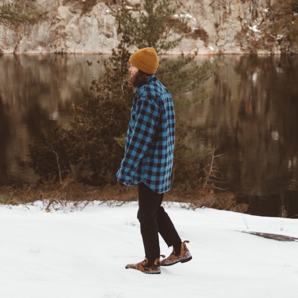 Outdoor Exchange Blue Plaid Jacket